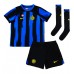 Inter Milan Henrikh Mkhitaryan #22 Hemmaställ Barn 2023-24 Kortärmad (+ Korta byxor)